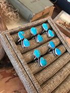 The Waukee Turquoise Rings-Rings-Calli Co., Turquoise and Silver Jewelry, Native American Handmade, Zuni Tribe, Navajo Tribe, Brock Texas