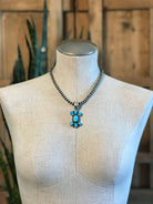 The Ledoux Pendant-Pendants-Calli Co., Turquoise and Silver Jewelry, Native American Handmade, Zuni Tribe, Navajo Tribe, Brock Texas