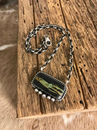 The Glenrio Black Jack Necklace, 2-Necklaces-Calli Co., Turquoise and Silver Jewelry, Native American Handmade, Zuni Tribe, Navajo Tribe, Brock Texas