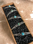 The Blundell Black Jack Cuffs-Bracelets & Cuffs-Calli Co., Turquoise and Silver Jewelry, Native American Handmade, Zuni Tribe, Navajo Tribe, Brock Texas
