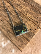 The Corvallis Black Jack Necklace, 3-Necklaces-Calli Co., Turquoise and Silver Jewelry, Native American Handmade, Zuni Tribe, Navajo Tribe, Brock Texas