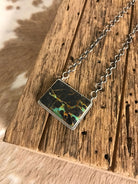 The Corvallis Black Jack Necklace, 3-Necklaces-Calli Co., Turquoise and Silver Jewelry, Native American Handmade, Zuni Tribe, Navajo Tribe, Brock Texas