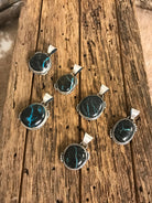The Awena Black Jack Pendants-Pendants-Calli Co., Turquoise and Silver Jewelry, Native American Handmade, Zuni Tribe, Navajo Tribe, Brock Texas