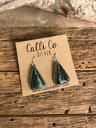 The Black Jack Dangles, 4-Earrings-Calli Co., Turquoise and Silver Jewelry, Native American Handmade, Zuni Tribe, Navajo Tribe, Brock Texas