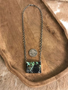 The Banner Black Jack Necklace, 1-Necklaces-Calli Co., Turquoise and Silver Jewelry, Native American Handmade, Zuni Tribe, Navajo Tribe, Brock Texas