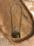 The Banner Black Jack Necklace, 2-Necklaces-Calli Co., Turquoise and Silver Jewelry, Native American Handmade, Zuni Tribe, Navajo Tribe, Brock Texas