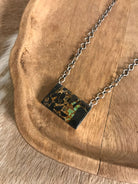 The Banner Black Jack Necklace, 2-Necklaces-Calli Co., Turquoise and Silver Jewelry, Native American Handmade, Zuni Tribe, Navajo Tribe, Brock Texas