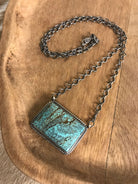 The Navarro Black Jack Necklace, 2-Necklaces-Calli Co., Turquoise and Silver Jewelry, Native American Handmade, Zuni Tribe, Navajo Tribe, Brock Texas