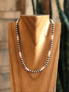 The Navarre Necklace-Necklaces-Calli Co., Turquoise and Silver Jewelry, Native American Handmade, Zuni Tribe, Navajo Tribe, Brock Texas