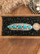 The Dalton Turquoise Cuff-Bracelets & Cuffs-Calli Co., Turquoise and Silver Jewelry, Native American Handmade, Zuni Tribe, Navajo Tribe, Brock Texas