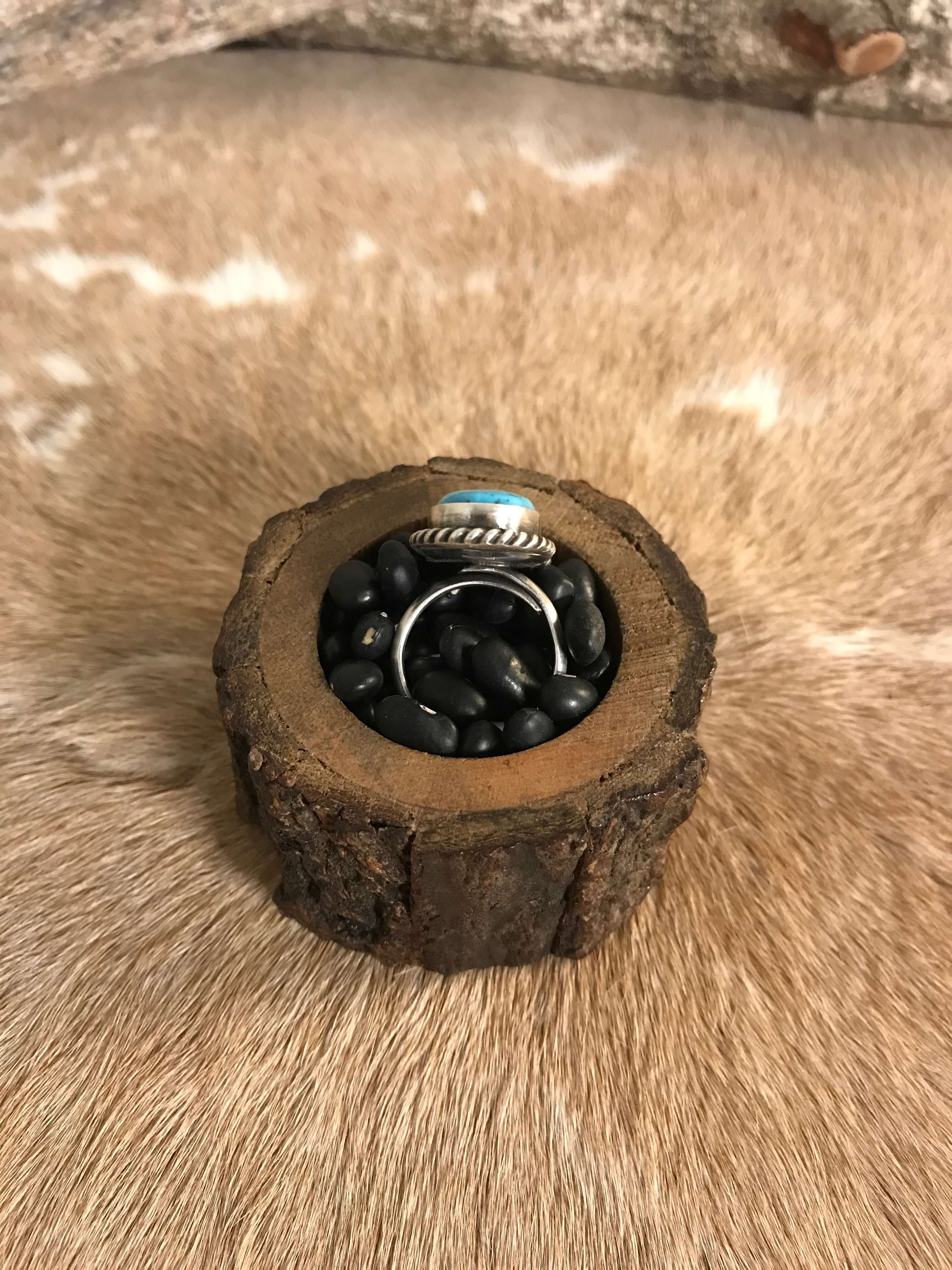 The Roanoke Adjustable Ring, 8-Rings-Calli Co., Turquoise and Silver Jewelry, Native American Handmade, Zuni Tribe, Navajo Tribe, Brock Texas