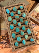 The Rockport Turquoise Rings-Rings-Calli Co., Turquoise and Silver Jewelry, Native American Handmade, Zuni Tribe, Navajo Tribe, Brock Texas