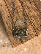 The Vista Black Jack Necklace, 1-Necklaces-Calli Co., Turquoise and Silver Jewelry, Native American Handmade, Zuni Tribe, Navajo Tribe, Brock Texas