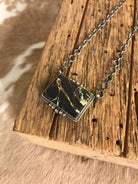 The Vista Black Jack Necklace, 2-Necklaces-Calli Co., Turquoise and Silver Jewelry, Native American Handmade, Zuni Tribe, Navajo Tribe, Brock Texas