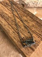 The Vista Black Jack Necklace, 3-Necklaces-Calli Co., Turquoise and Silver Jewelry, Native American Handmade, Zuni Tribe, Navajo Tribe, Brock Texas