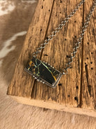 The Vista Black Jack Necklace, 3-Necklaces-Calli Co., Turquoise and Silver Jewelry, Native American Handmade, Zuni Tribe, Navajo Tribe, Brock Texas