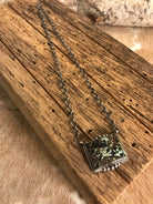 The Vista Black Jack Necklace, 4-Necklaces-Calli Co., Turquoise and Silver Jewelry, Native American Handmade, Zuni Tribe, Navajo Tribe, Brock Texas