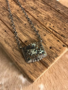 The Vista Black Jack Necklace, 4-Necklaces-Calli Co., Turquoise and Silver Jewelry, Native American Handmade, Zuni Tribe, Navajo Tribe, Brock Texas
