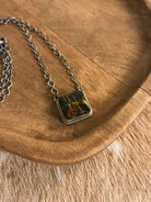 The Calvert Black Jack Necklace, 2-Necklaces-Calli Co., Turquoise and Silver Jewelry, Native American Handmade, Zuni Tribe, Navajo Tribe, Brock Texas