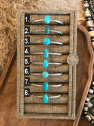 The Katie Turquoise Cuffs-Bracelets & Cuffs-Calli Co., Turquoise and Silver Jewelry, Native American Handmade, Zuni Tribe, Navajo Tribe, Brock Texas