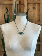 The Minnie Black Jack Necklace-Necklaces-Calli Co., Turquoise and Silver Jewelry, Native American Handmade, Zuni Tribe, Navajo Tribe, Brock Texas