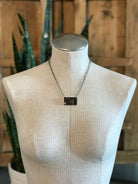 The Banner Black Jack Necklace, 2-Necklaces-Calli Co., Turquoise and Silver Jewelry, Native American Handmade, Zuni Tribe, Navajo Tribe, Brock Texas