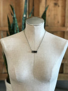 The Calvert Black Jack Necklace, 1-Necklaces-Calli Co., Turquoise and Silver Jewelry, Native American Handmade, Zuni Tribe, Navajo Tribe, Brock Texas