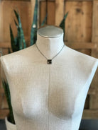 The Calvert Black Jack Necklace, 2-Necklaces-Calli Co., Turquoise and Silver Jewelry, Native American Handmade, Zuni Tribe, Navajo Tribe, Brock Texas