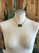 The Vista Black Jack Necklace, 1-Necklaces-Calli Co., Turquoise and Silver Jewelry, Native American Handmade, Zuni Tribe, Navajo Tribe, Brock Texas