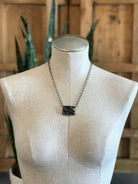 The Vista Black Jack Necklace, 2-Necklaces-Calli Co., Turquoise and Silver Jewelry, Native American Handmade, Zuni Tribe, Navajo Tribe, Brock Texas