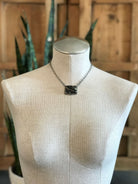 The Vista Black Jack Necklace, 2-Necklaces-Calli Co., Turquoise and Silver Jewelry, Native American Handmade, Zuni Tribe, Navajo Tribe, Brock Texas