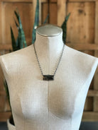 The Vista Black Jack Necklace, 3-Necklaces-Calli Co., Turquoise and Silver Jewelry, Native American Handmade, Zuni Tribe, Navajo Tribe, Brock Texas