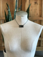 The Vista Black Jack Necklace, 3-Necklaces-Calli Co., Turquoise and Silver Jewelry, Native American Handmade, Zuni Tribe, Navajo Tribe, Brock Texas
