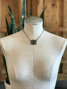 The Vista Black Jack Necklace, 5-Necklaces-Calli Co., Turquoise and Silver Jewelry, Native American Handmade, Zuni Tribe, Navajo Tribe, Brock Texas