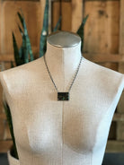The Corvallis Black Jack Necklace, 3-Necklaces-Calli Co., Turquoise and Silver Jewelry, Native American Handmade, Zuni Tribe, Navajo Tribe, Brock Texas