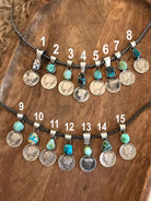 The Mercury Dime Pendants-Pendants-Calli Co., Turquoise and Silver Jewelry, Native American Handmade, Zuni Tribe, Navajo Tribe, Brock Texas