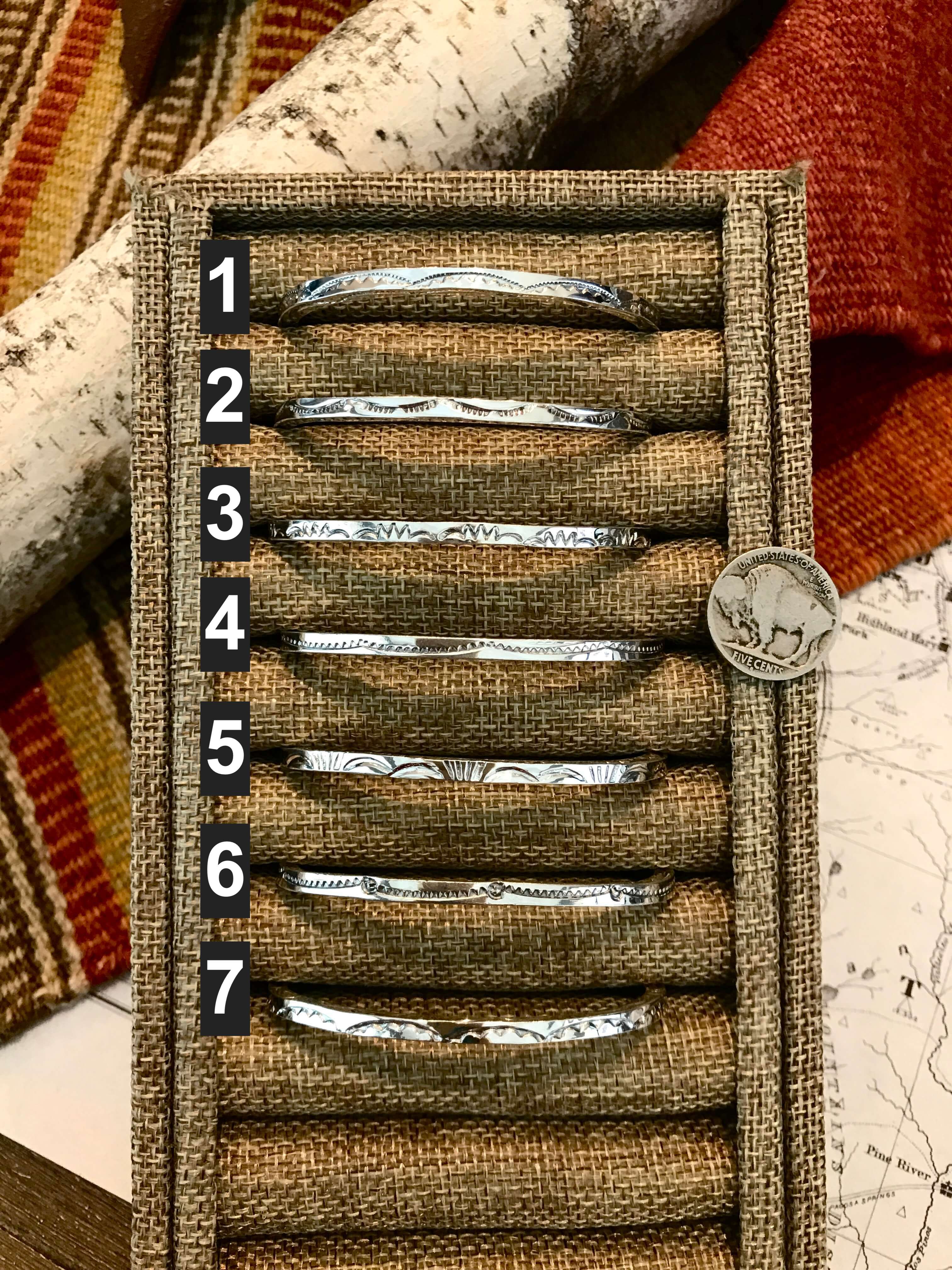 The Caddo Cuffs – Calli Co. Silver