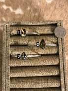 The Wilder Black Jack Cuffs-Bracelets & Cuffs-Calli Co., Turquoise and Silver Jewelry, Native American Handmade, Zuni Tribe, Navajo Tribe, Brock Texas
