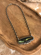 The Glenrio Black Jack Necklace, 4-Necklaces-Calli Co., Turquoise and Silver Jewelry, Native American Handmade, Zuni Tribe, Navajo Tribe, Brock Texas