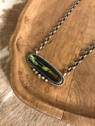 The Glenrio Black Jack Necklace, 4-Necklaces-Calli Co., Turquoise and Silver Jewelry, Native American Handmade, Zuni Tribe, Navajo Tribe, Brock Texas