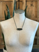The Glenrio Black Jack Necklace, 4-Necklaces-Calli Co., Turquoise and Silver Jewelry, Native American Handmade, Zuni Tribe, Navajo Tribe, Brock Texas