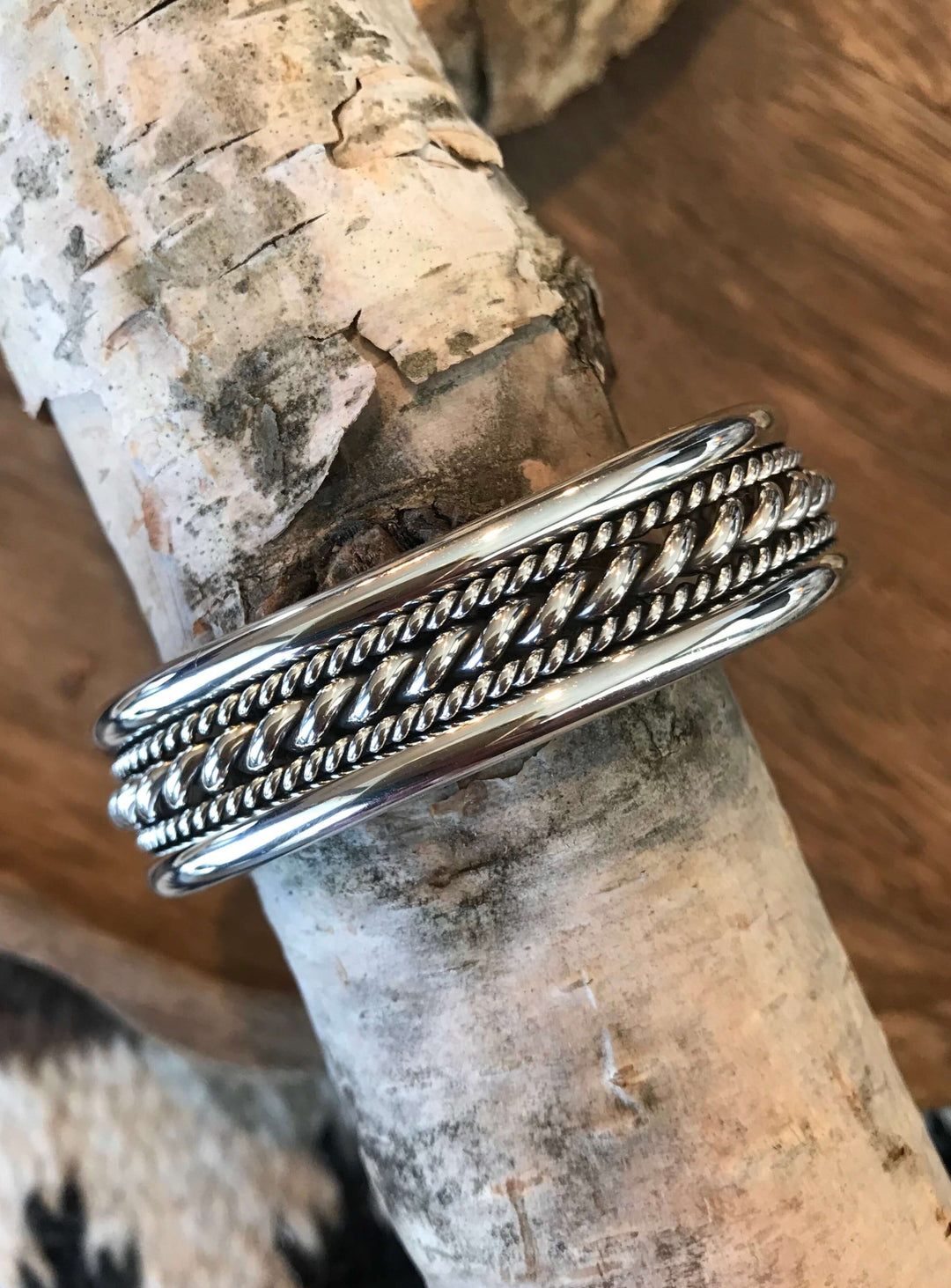 The Melton Cuff-Bracelets & Cuffs-Calli Co., Turquoise and Silver Jewelry, Native American Handmade, Zuni Tribe, Navajo Tribe, Brock Texas