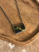 The Corvallis Black Jack Necklace, 6 xx-Necklaces-Calli Co., Turquoise and Silver Jewelry, Native American Handmade, Zuni Tribe, Navajo Tribe, Brock Texas
