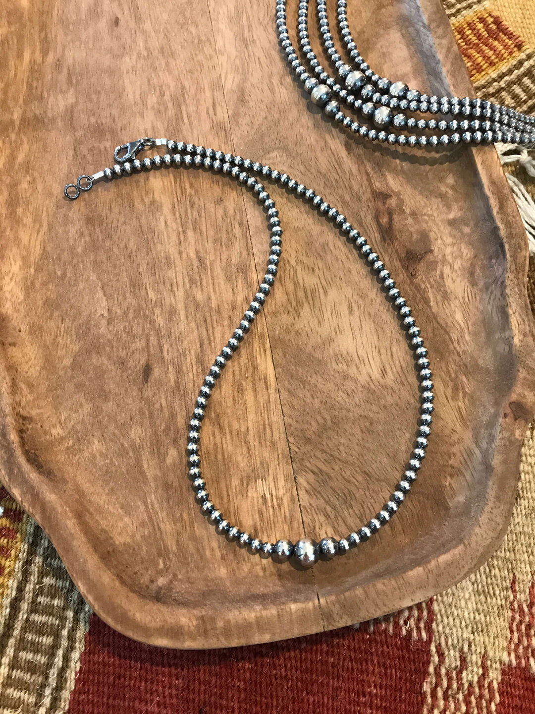 The McDade Necklace-Necklaces-Calli Co., Turquoise and Silver Jewelry, Native American Handmade, Zuni Tribe, Navajo Tribe, Brock Texas