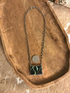 The Corvallis Black Jack Necklace, 5 xx-Necklaces-Calli Co., Turquoise and Silver Jewelry, Native American Handmade, Zuni Tribe, Navajo Tribe, Brock Texas