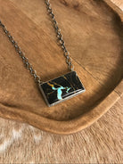 The Corvallis Black Jack Necklace, 4 xx-Necklaces-Calli Co., Turquoise and Silver Jewelry, Native American Handmade, Zuni Tribe, Navajo Tribe, Brock Texas