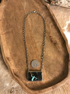 The Corvallis Black Jack Necklace, 4 xx-Necklaces-Calli Co., Turquoise and Silver Jewelry, Native American Handmade, Zuni Tribe, Navajo Tribe, Brock Texas