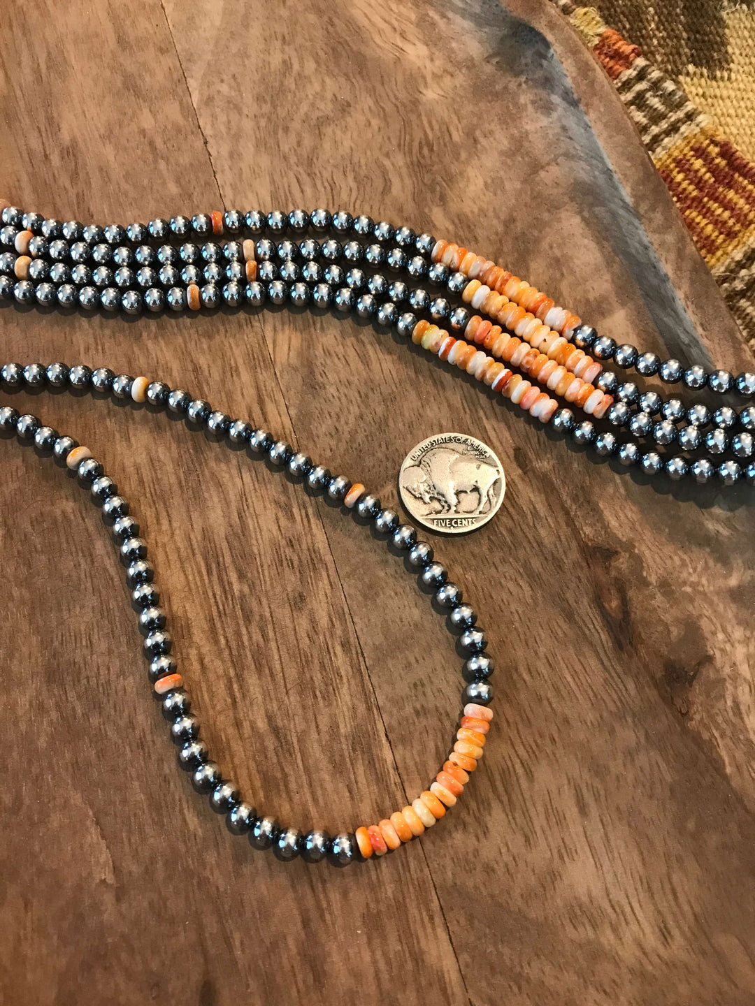 The Kenova Necklace-Necklaces-Calli Co., Turquoise and Silver Jewelry, Native American Handmade, Zuni Tribe, Navajo Tribe, Brock Texas