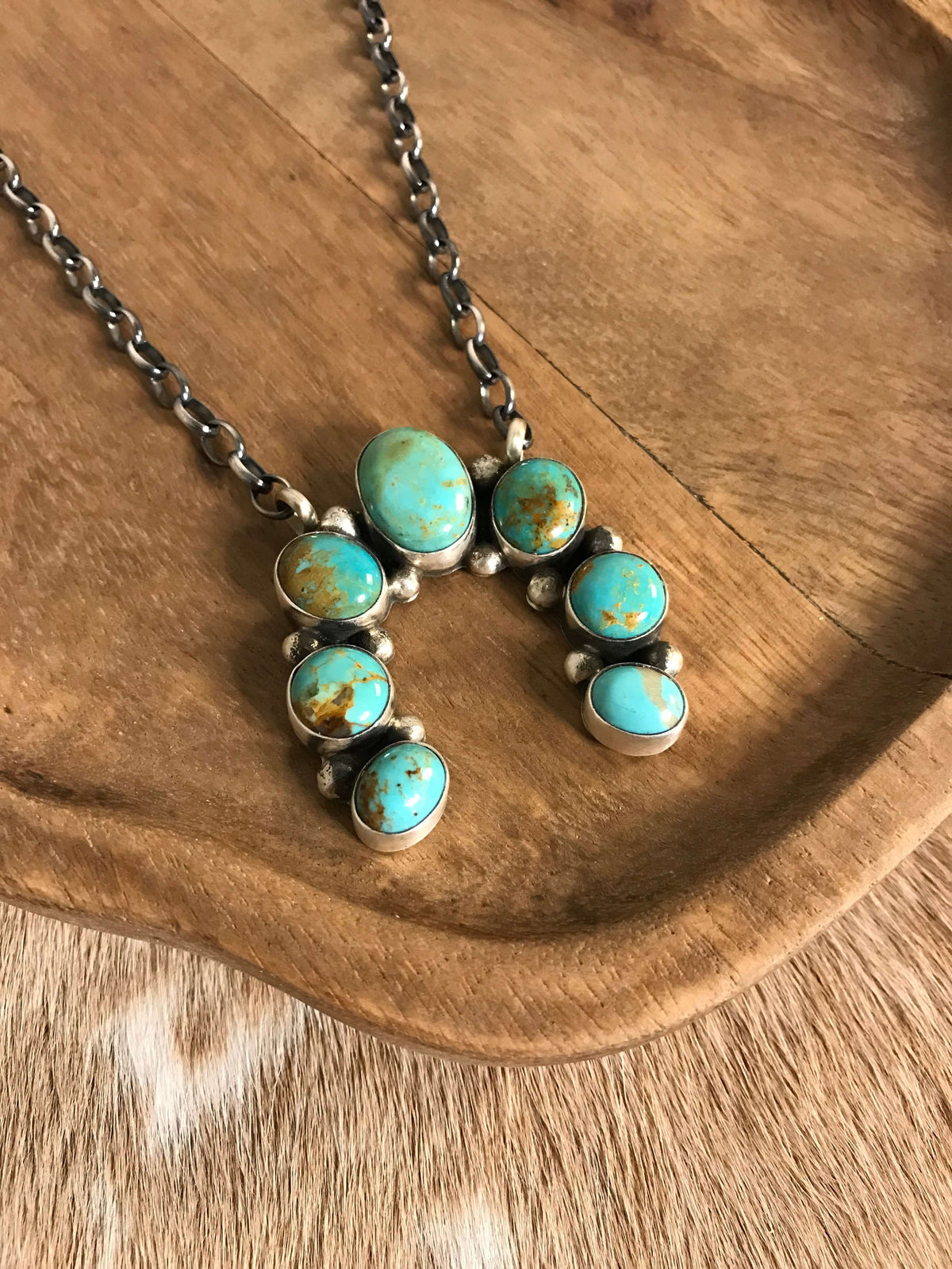The Naja Necklace, 11-Necklaces-Calli Co., Turquoise and Silver Jewelry, Native American Handmade, Zuni Tribe, Navajo Tribe, Brock Texas