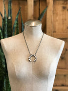 The Wild Horse Naja Necklace, 1-Necklaces-Calli Co., Turquoise and Silver Jewelry, Native American Handmade, Zuni Tribe, Navajo Tribe, Brock Texas